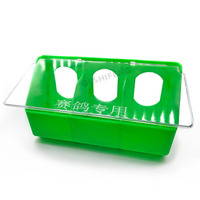 Mangeoire automatique en plastique Durable pour volaille, équipement de ferme pour oiseaux, pigeons, caille, mangeoire