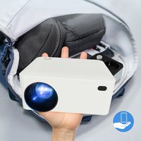 Mini projecteur intelligent portable de poche FHD Data Show, vidéo LED, téléphone, 4K, Android, intelligent, BT, Wi-Fi, prix pour téléphone