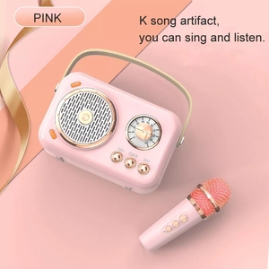 Micrófono y Altavoz <span class=keywords><strong>Karaoke</strong></span> Inalámbrico USB Portátil <span class=keywords><strong>Divertido</strong></span> para Fiestas, Juegos, Transmisiones, Entretenimiento en Casa y Móvil - Product Image 4