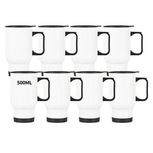 Borraccia sportiva in alluminio bianco, disponibile in Spagna, per stampa a trasferimento termico, personalizzabile, ideale per eventi e regali. - Product Image 1