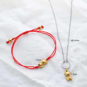 Collar De Osito De Peluche Lindo Y De Alta Calidad, Colgante De Oso Panda Estilo <span class=keywords><strong>Tous</strong></span> Español, Joyería Y <span class=keywords><strong>Accesorios</strong></span> De Moda Para Mujer - Product Image 2