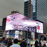 Écran LED couleur pleine gamme haute luminosité muenled P4-P10, idéal pour la publicité et les murs vidéo