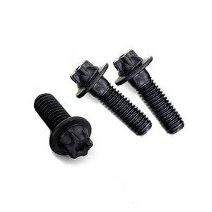 Negro <span class=keywords><strong>A2</strong></span> Acero inoxidable 304 Cabeza personalizada especial Torx Accesorios <span class=keywords><strong>para</strong></span> automóviles Matrícula de motocicleta Tornillos autorroscantes - Product Image 3