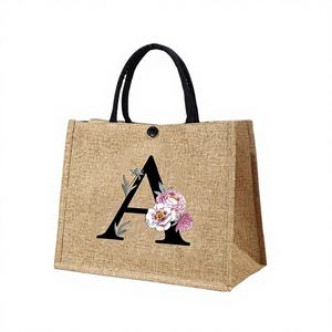 Bolsa de Compras Plegable 100% Biodegradable Hecha de Yute con Opciones Personalizables para Mercados, Centros Comerciales, Alimentos y Herramientas - Product Image 1