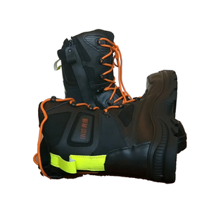 מגפי עבודה מעכב להבה לתחנות אש ותחנות אש עשויות מחומר גומי עמיד - Product Image 4