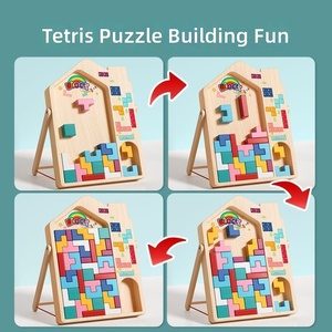 Puzzle en bois et en EVA tridimensionnel, jouet d'assemblage pour l'éducation précoce des enfants, pour garçons et filles - Product Image 4