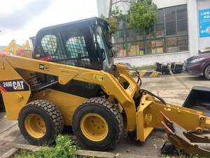 Minicargadora de ruedas Caterpillar CAT 246D de segunda mano barata con cubo de 3 toneladas, recién disponible en Shanghai - Product Image 3
