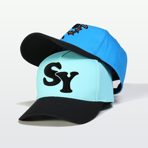 Gorra Deportiva de 5 Paneles, 100% Algodón, Personalizada al por Mayor, de Alta Calidad, con Logotipo Bordado, para Hombre y Mujer, Gorra de Gimnasio, Gorra de Béisbol - Product Image 1