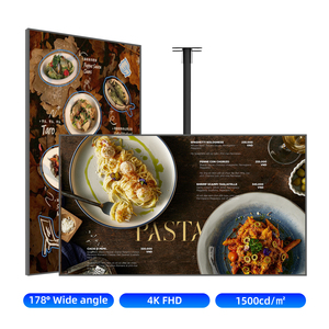 Pantalla LCD Digital para Ventanas de 43-86 Pulgadas, Ultra Brillante, Antideslumbrante, Pantalla Publicitaria Comercial con Animación para <span class=keywords><strong>Tiendas</strong></span> Minoristas - Product Image 5