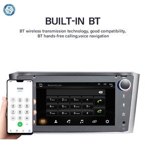 Reproductor de Radio para coche Gps de navegación con Control de volante para toyota Avensis <span class=keywords><strong>T25</strong></span> 02-08 Android 11 7 pulgadas - Product Image 2