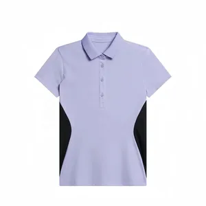 Chemises de golf personnalisées en gros avec logo, polos de sport en polyester à séchage rapide pour femmes - Product Image 2
