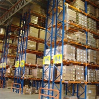 Système de rayonnage d'entrepôt industriel de support de palette sélectif en acier de stockage résistant d'usine