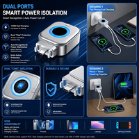 Séparateur automatique entièrement chargé 140W PD QC3.0 Type-C, coupe-circuit intelligent avec protection contre les surtensions (OVP) et arrêt automatique