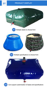 Большая емкость, утолщенный напорный водонепроницаемый мешок для воды, автомобильный, складной, устойчивый к засухе, для сельского хозяйства на открытом воздухе, портативный - Product Image 6