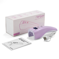 Lampe à ongles sans fil certifiée, séchoir à ongles portable, rechargeable par USB-C, léger et portable pour la manucure, le spa et le durcissement du gel