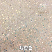 Conception populaire cristal Multi couleurs tissu broderie Sequin tissu sur mesure Sequin tissu pour déguisement