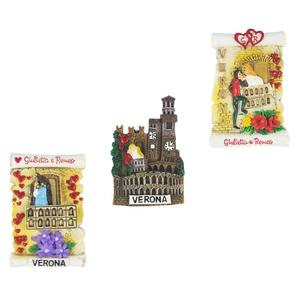 Персонализированные Сувениры из смолы на заказ, замок Вероны, сувениры для путешествий, 3D магниты на холодильник с ручной росписью - Product Image 4