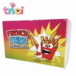 Gomitas con forma de papas fritas al <span class=keywords><strong>por</strong></span> <span class=keywords><strong>mayor</strong></span> con mermelada para mojar, ideales para fiestas infantiles y dulces a granel para tiendas de conveniencia. - Product Image 4