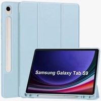 Housse de tablette pliable en trois parties de haute qualité en PU et TPU texturé pour Samsung Galaxy Tab S9 FE SM-X510/X516 10,9 pouces