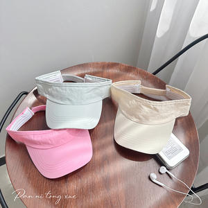 Gorra con visera para niños, sombrilla ligera, sombrero unisex transpirable de verano, ala plana, fibra de poliéster - Product Image 3