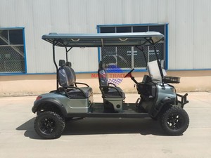 Voiturette de golf électrique 6 places, résistante aux intempéries, moteur puissant, pour camping, parc, extérieur - Product Image 4