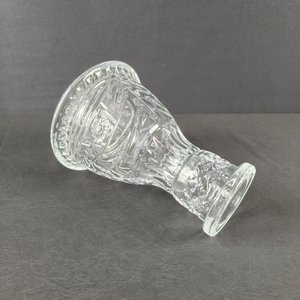 Base en verre pour chicha, accessoires de narguilé, 17,5 cm, motif transparent, vente en gros d'usine - Product Image 2
