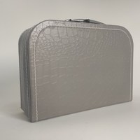 Individuell Bedruckte Mini-Karton Kinder-Babydecke Kofferförmige Kerzen-Geschenkbox mit Griff aus Recycling-Materialien