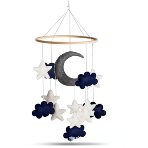Bolsa de coche de juguete para bebé de tamaño personalizado, decorada con el último diseño, patrón impreso de estrellas lunares tridimensionales en diversas formas - Product Image 1
