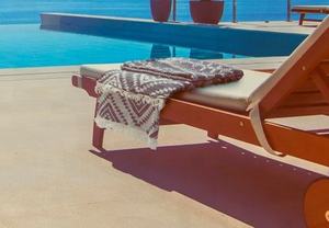 Azteca Tribal de doble capa de playa-PEST-AZT-BLU-color azul - Product Image 6