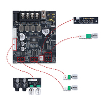 Carte d'amplificateur stéréo ZK-502T 50W * 2-Module de haut-parleur audio compatible