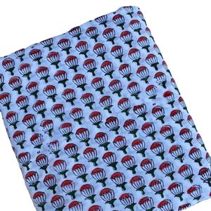 Wholesale Handmade Floral Single Knitted Cotton Fabric Hand Block Print Cotton Fabric Printed Fabric for Women <b>Dress</b> OEM ODM - Product Image 1