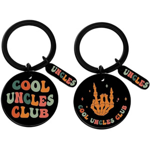 Porte-clés en acier inoxydable Igvean sur le thème des super-héros d'Halloween pour oncle, nièce, neveu et hommes - Cadeau cool pour accessoires de voiture - Product Image 3