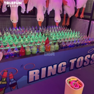 Tolefun mới trong nhà bên lễ hội Máy kim loại trò chơi bóng bầu dục gian hàng lăn bóng chai vòng ném phi tiêu Balloon-cho các sự kiện công bằng - Product Image 3