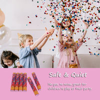 Canon à Confettis en Gros pour Fêtes et Célébrations, Canon à Confettis à Effet Or Broyé, Lanceur de Confettis pour Anniversaires et Mariages