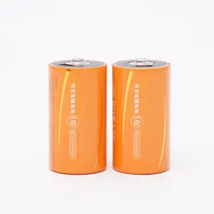 Nueva llegada 5V tipo C 6000mAh batería recargable de iones de litio 1,5 V batería de litio AAA para micrófono multímetro