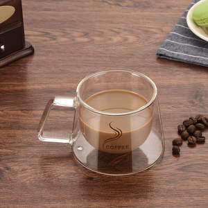 Double-Wall Insulated <strong>Glasses</strong> Double Wall <strong>Glass</strong> Cup Cafe <strong>Latte</strong> <strong>Glass</strong> - Product Image 3