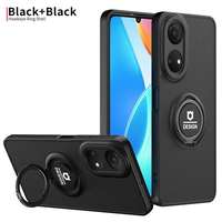 Étui de téléphone en TPU + PC avec anneau magnétique rotatif à 360 degrés pour Huawei Honor X8