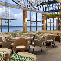 Ensembles de meubles pour projet de restaurant moderne et personnalisé Tables et chaises de restaurant de luxe chic Ensemble pour cafés et restaurants