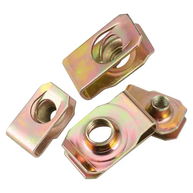 Type B m4 m5 M6 M8 M10 Leaf Plate Spring Speed Clamping Nuts Lock Nut U Spring Clip Nut