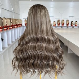 Perruque médicale Lace Top Full Cap Cheveux humains européens de luxe naturels Cheveux vierges à cuticules Perruques pour femmes Amincissement des cheveux Prêt à expédier - Product Image 4