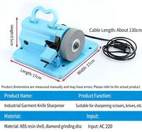 Machine à aiguiser universelle professionnelle JACK pour ciseaux de couture, ciseaux de tailleur, ciseaux à fil et couteaux de cuisine