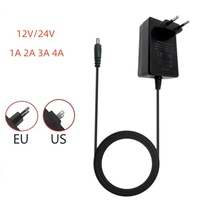 Adaptateur d'alimentation LED 12V 24V 1A 2A 3A 4A 5A 6A 8A 8.5A AC DC, transformateur pour LED avec prise EU US UK pour bandes lumineuses LED