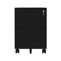 Armoire mobile à 3 tiroirs verrouillable - Armoire de classement pour usage commercial (maison et hôtel)