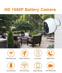 IP CCTV camera battery powered 1080P wireless security camera waterproof outdoor battery rechargeab - Product Image 2