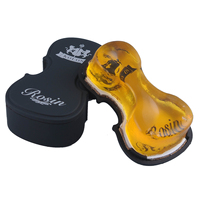 Colophane de qualité supérieure à faible teneur en poussière, en forme de violon, avec logo personnalisé, pour étui en bois de rose, pour instruments à cordes ronds (violon, violoncelle), vente en gros