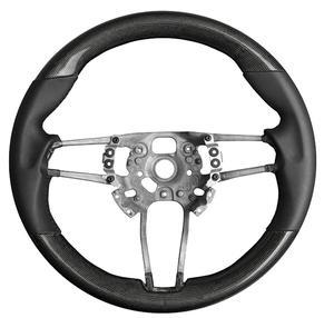 Volante de cuero de fibra de carbono personalizado para Porsche <span class=keywords><strong>Macan</strong></span> 95B S Turbo <span class=keywords><strong>GTS</strong></span> 2014-2023 Compatible con modelos Panamera Cayenne - Product Image 4