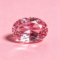 Diamant de laboratoire de couleur fantaisie jaune, bleu, rose, 1 carat, VS1, taille ronde, marquise, ovale, certifié IGI, pour la fabrication de bijoux