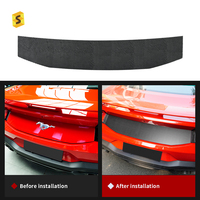 Garniture de coffre arrière en fibre de carbone sèche OEM pour Ford Mustang S650 GT 2024 ShaSha Accessoires d'extérieur et d'intérieur de voiture