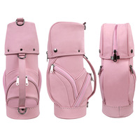 Bolsa de Mano Mini para Golf para Mujer, Porta Pelotas Pequeño para Campos de Mini-Golf, Bolsa de Vino Mini-Golf Portátil e Impermeable con Correa para el Hombro