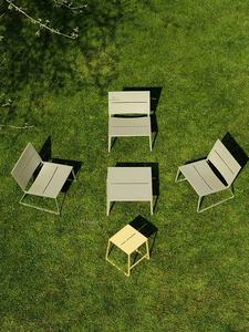 Juego de Mesa y Sillas de Acero Inoxidable Comercial de 4 Piezas, Personalizable, Moderno, para Exteriores, Oficina, <span class=keywords><strong>Terraza</strong></span> y Cafetería, con 3 Años de Garantía - Product Image 3